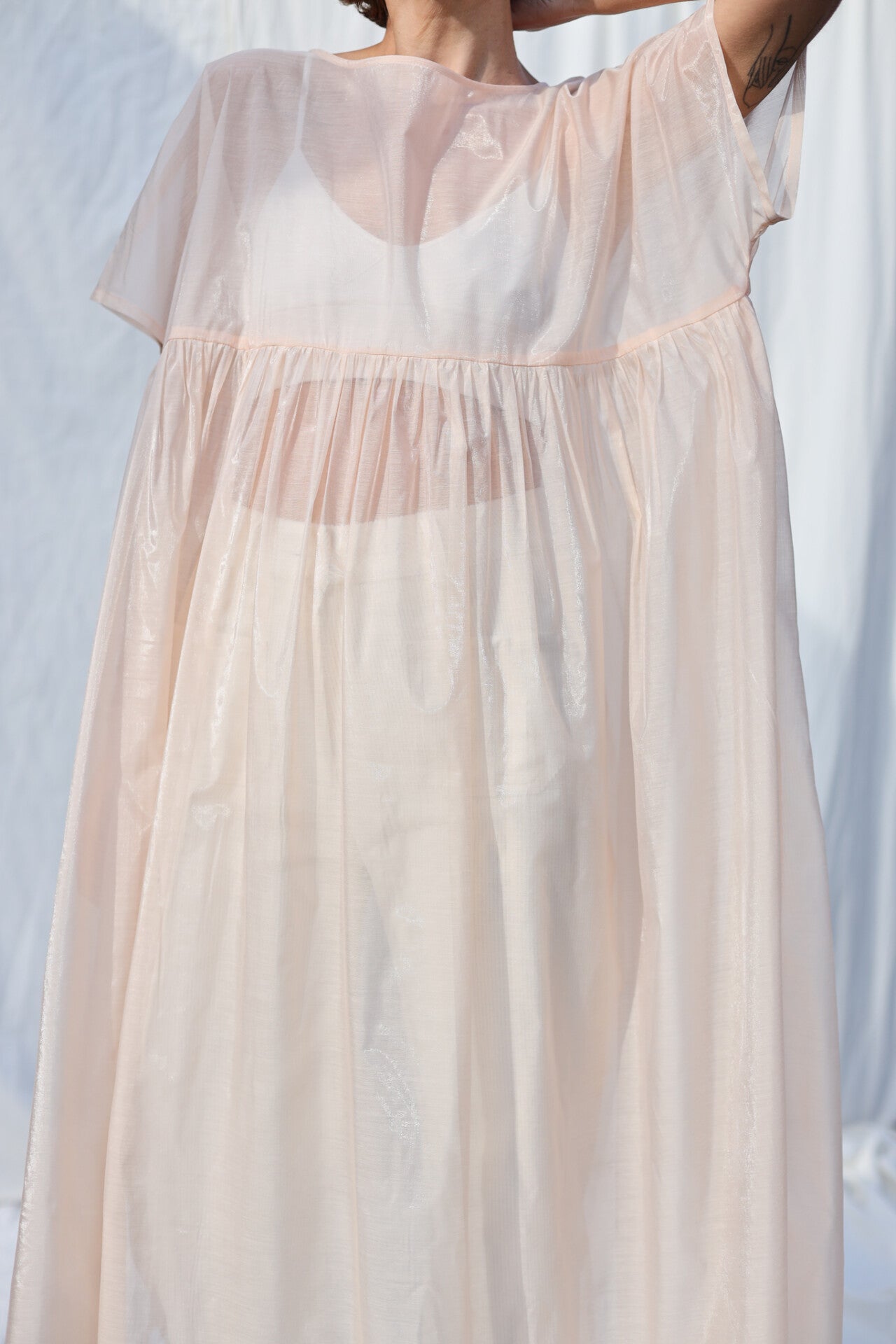 SILVINA Oversized Organza Dress