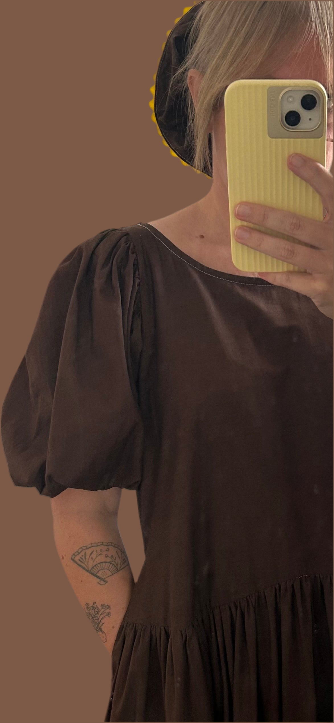 Carmen Dress Espresso Brown