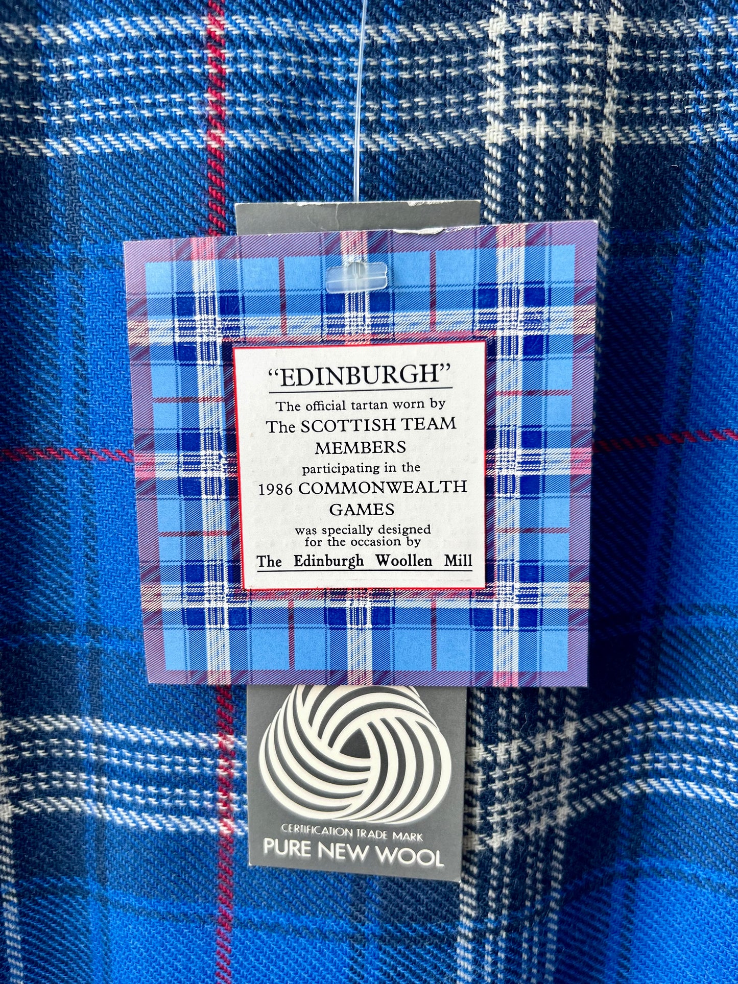 Pre Loved Pure Wool Blue Kilt