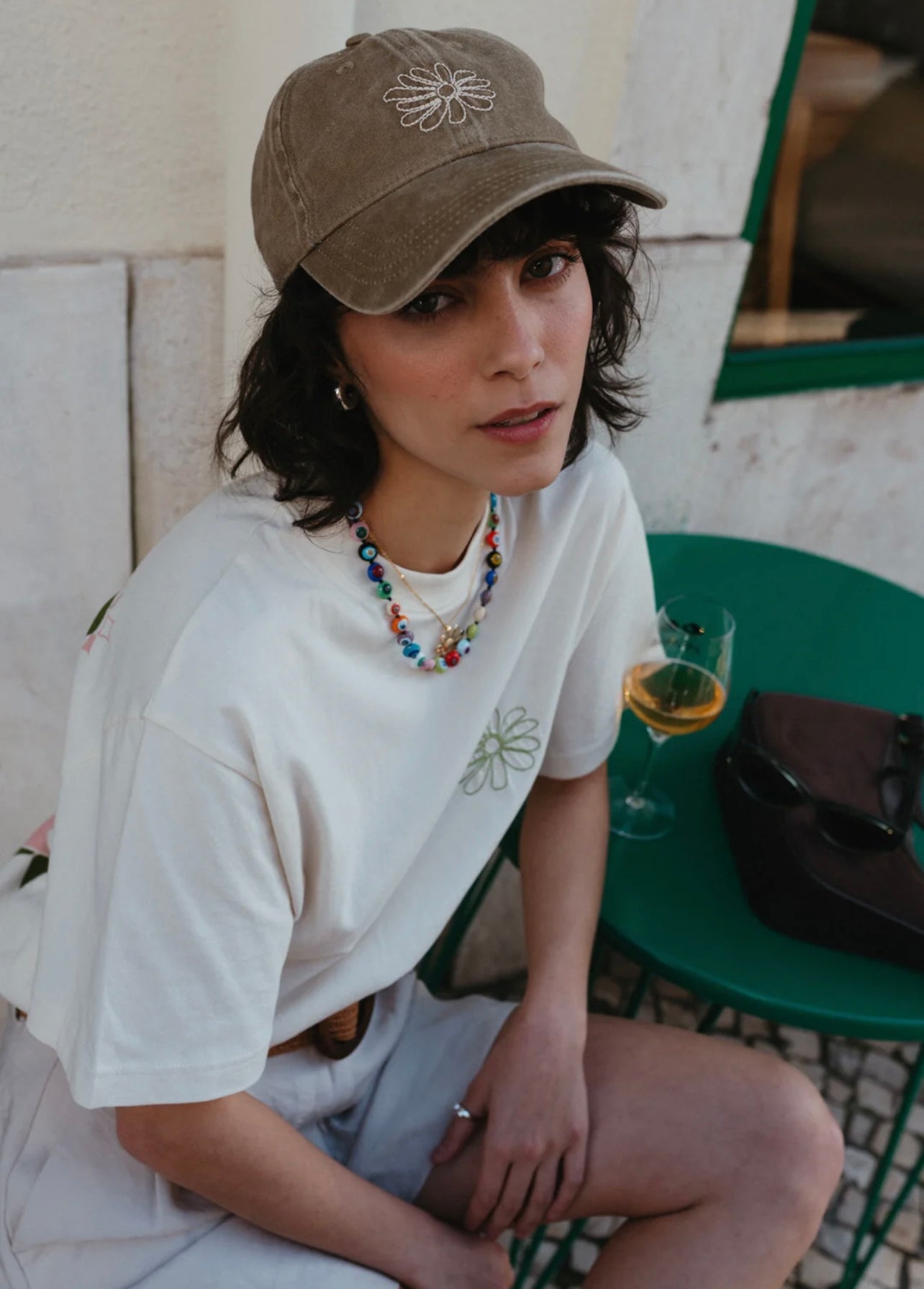 Recycled Cotton Cap in Flora