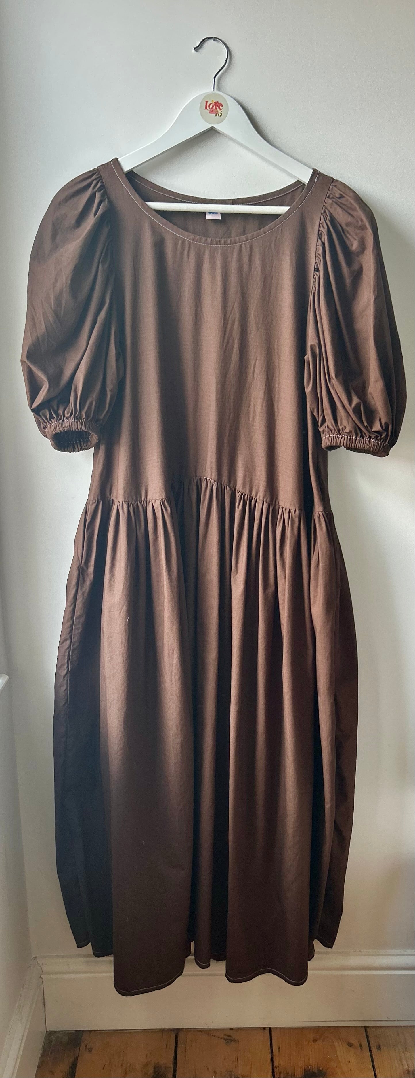 Carmen Dress Espresso Brown