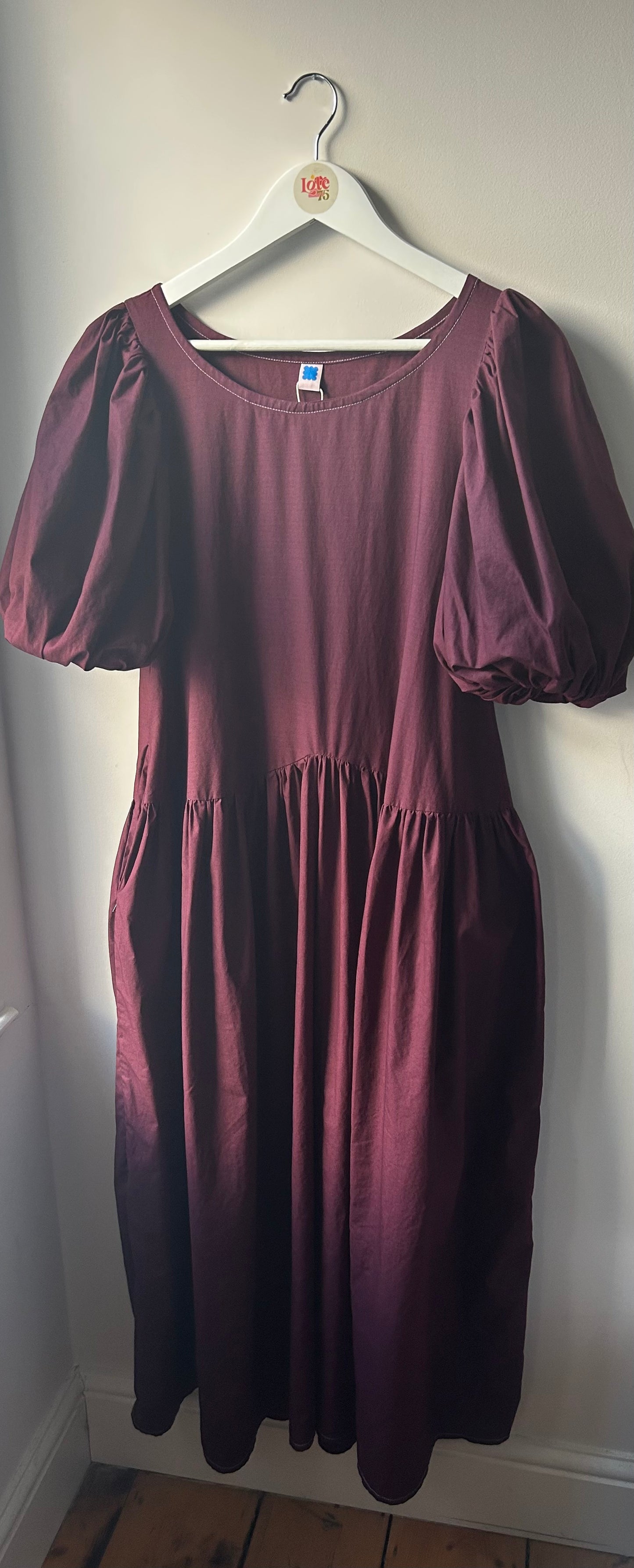 Carmen Dress Plum Red