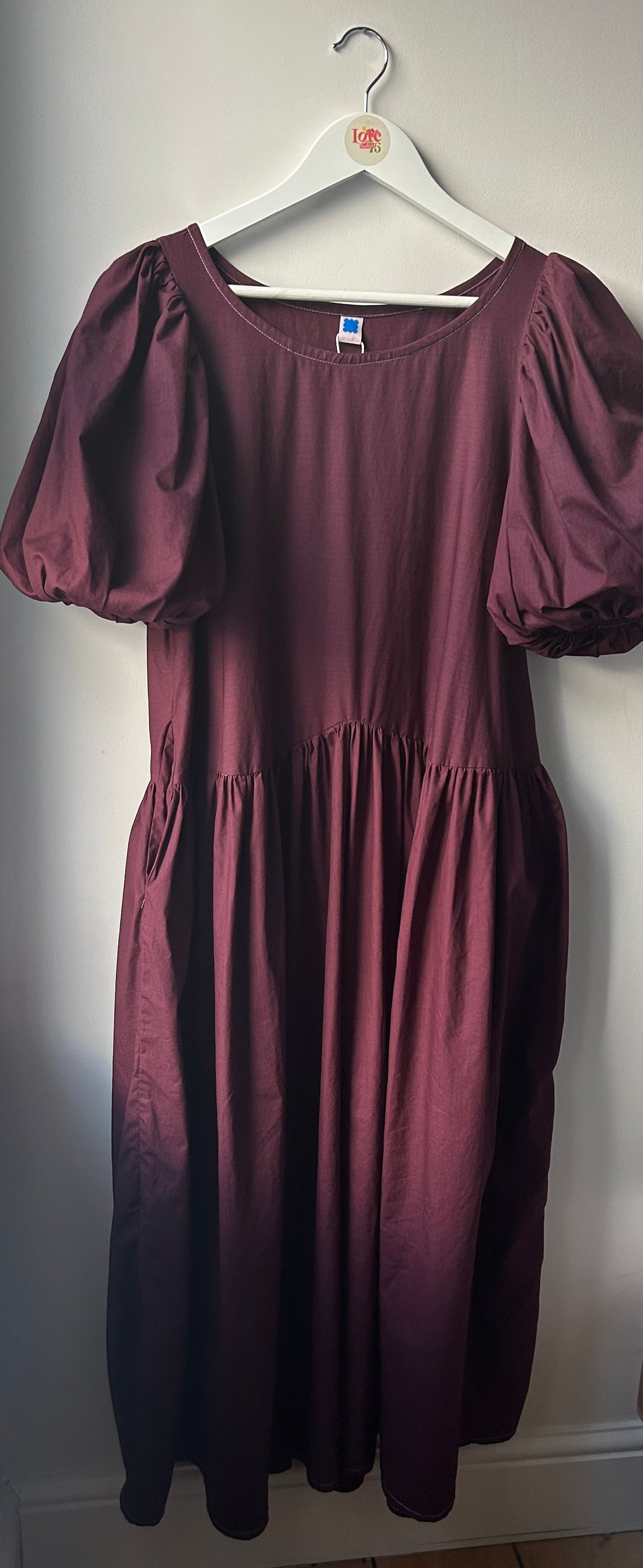 Carmen Dress Plum Red