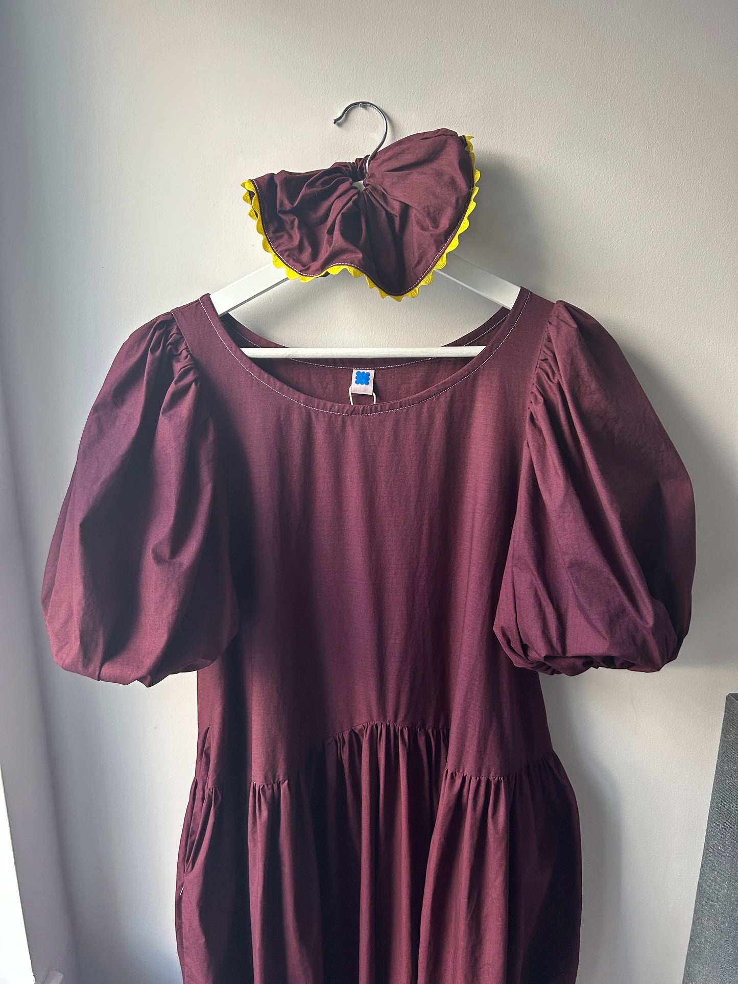 Carmen Dress Plum Red