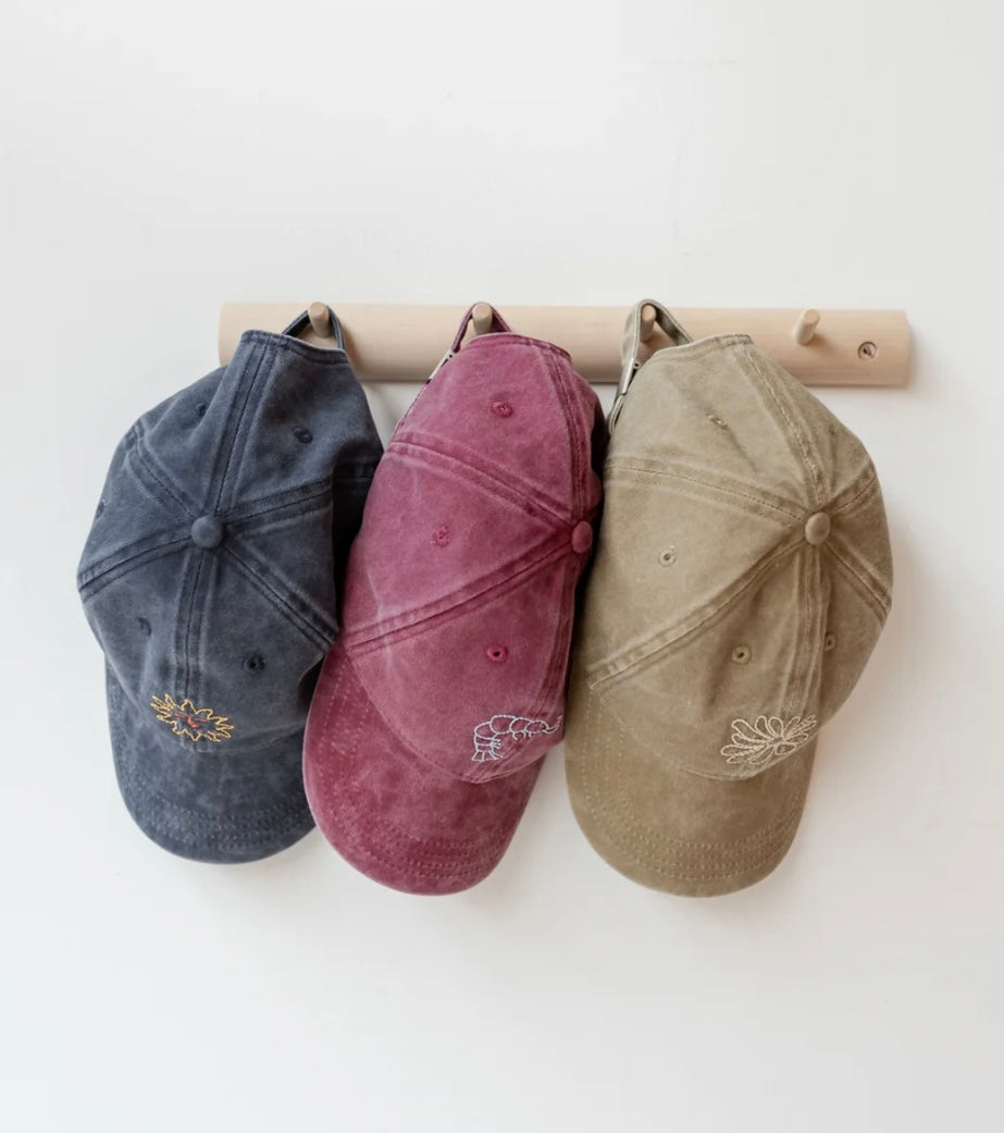 Recycled Cotton Cap in Shrimp