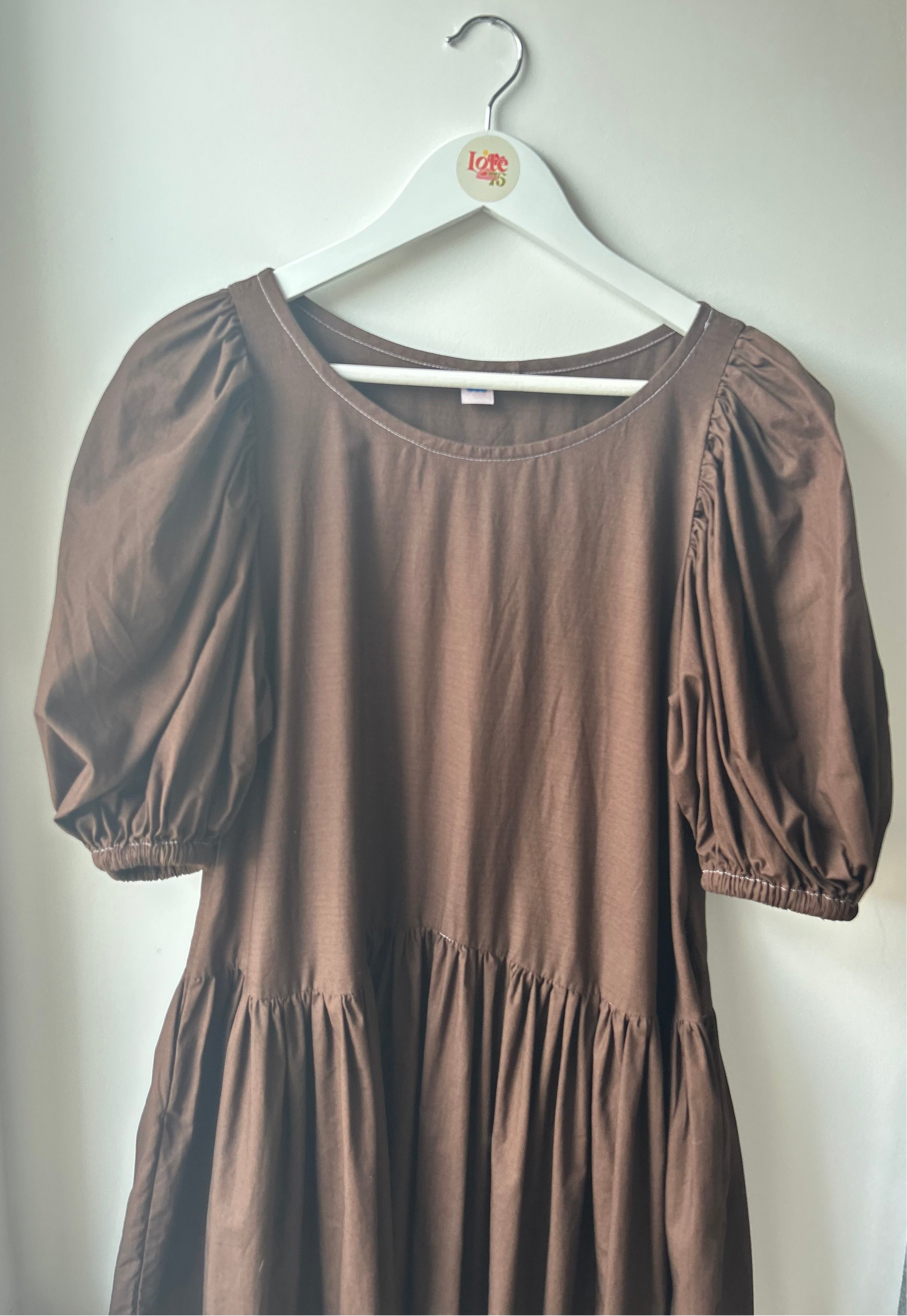 Carmen Dress Espresso Brown