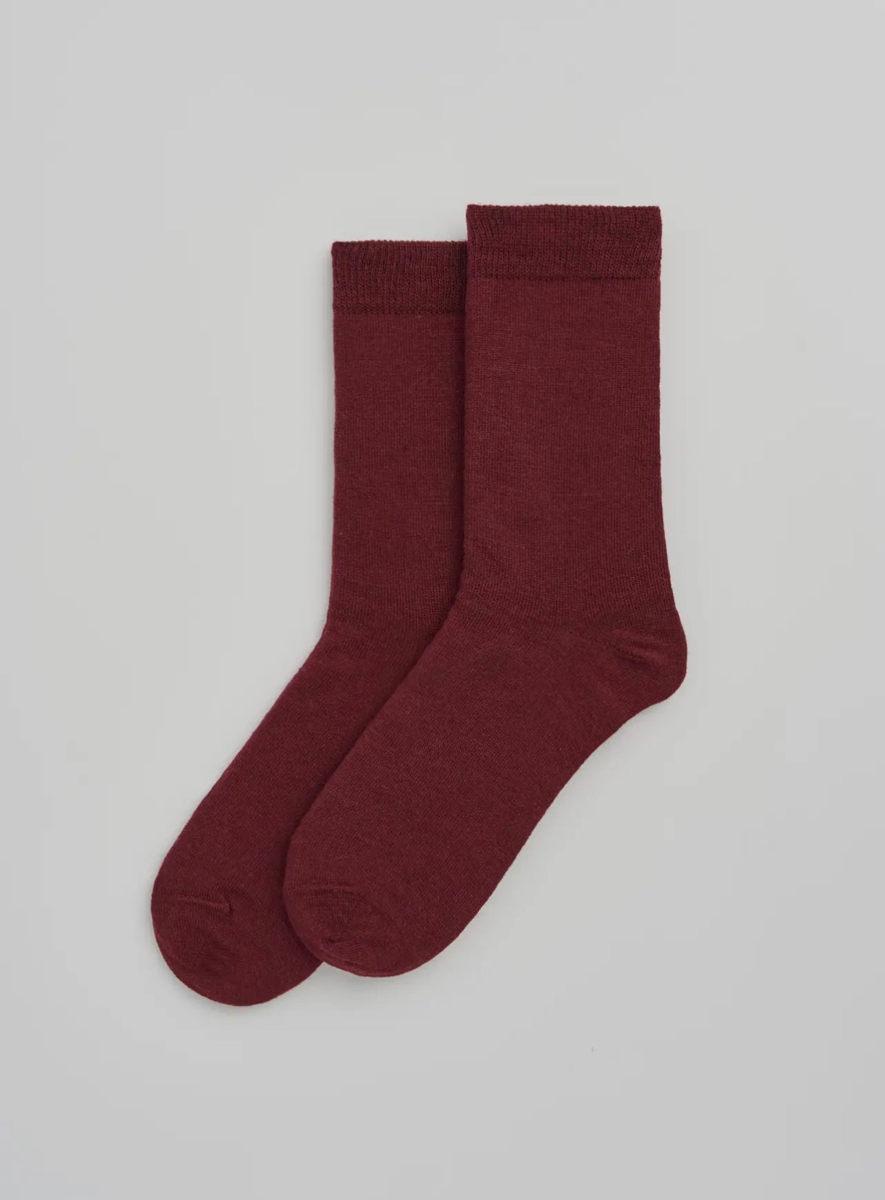Plum Merino Socks / Small (UK 4-7)