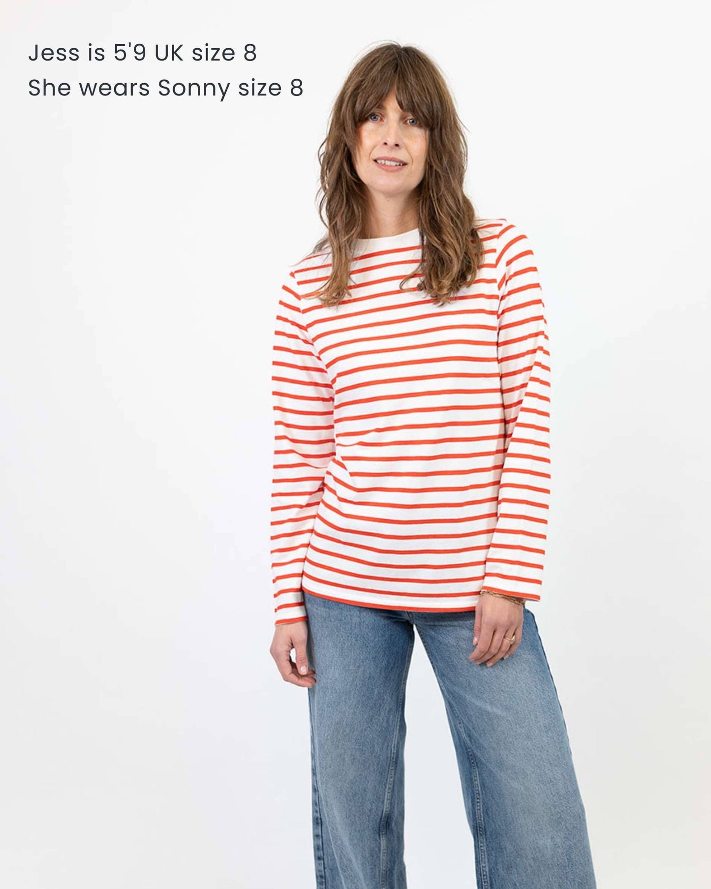 Sonny Midweight Organic Cotton Red Breton T-Shirt