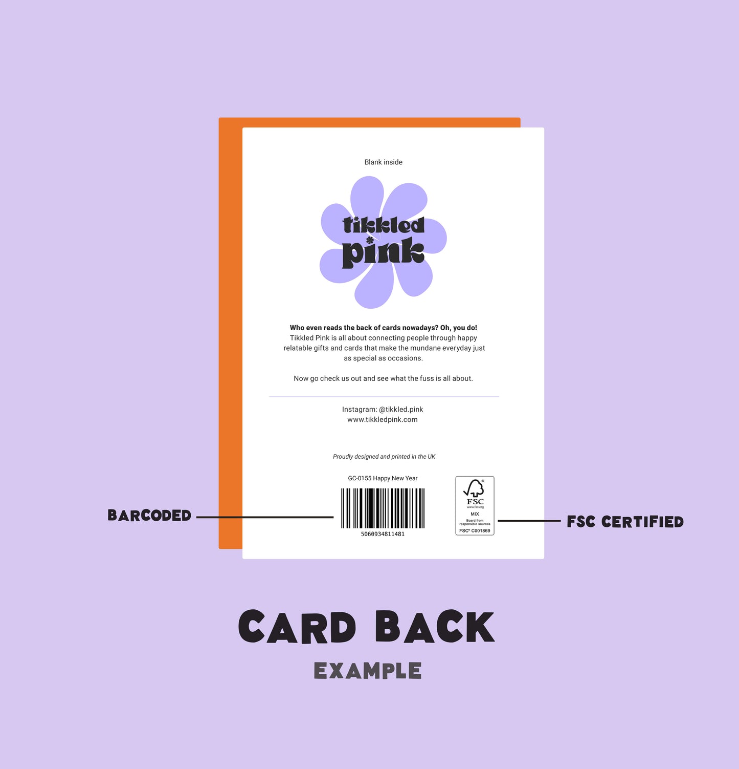 Trendy B*tch Baubles Card | Christmas Ornaments Card