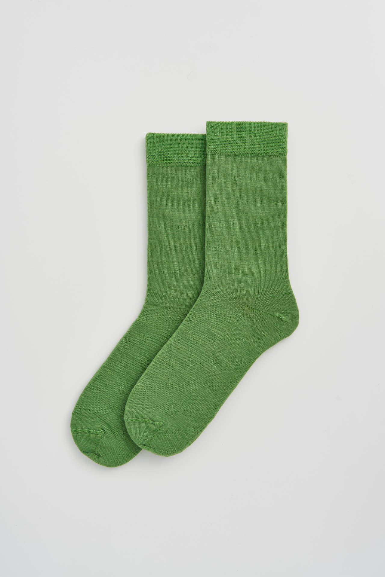 Grass Green Merino Socks: Grass Green / Small (UK 4-7)