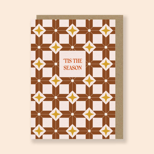 'Tis the Season Christmas Card | Mid-Century Card