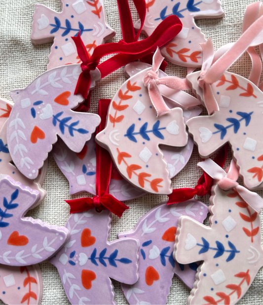 Nordic Bird Hanging Ornaments