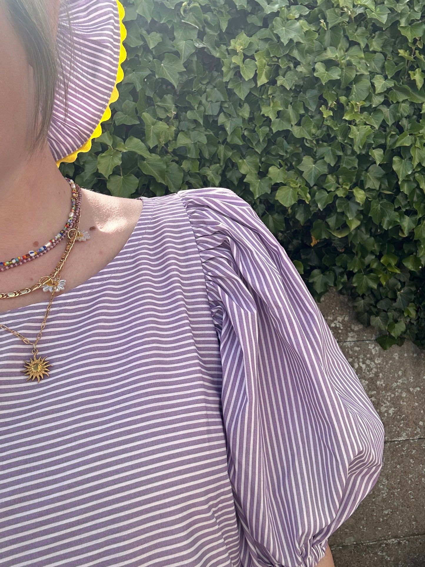 Carmen Lilac Stripe Dress