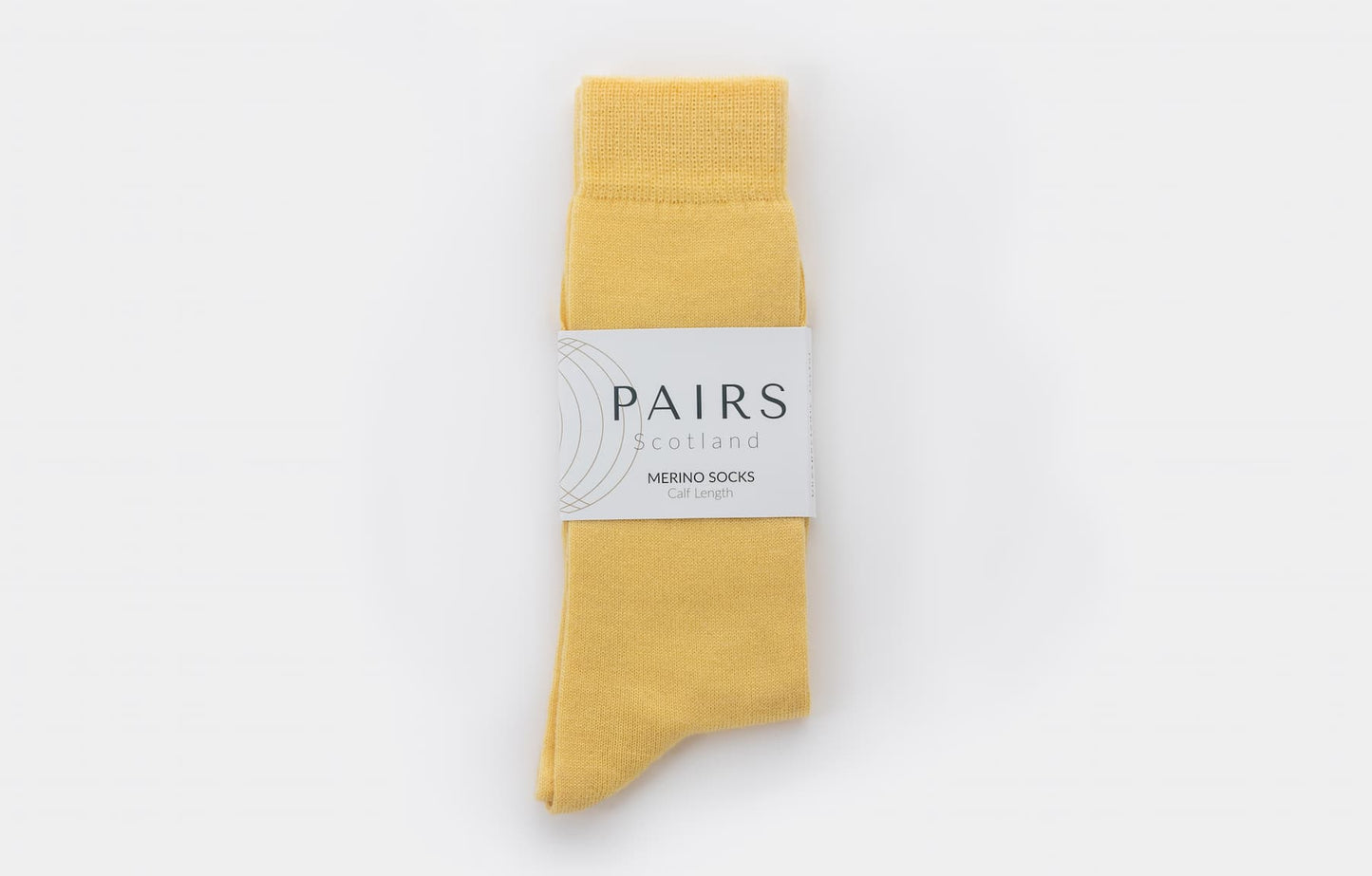 Yellow Merino Socks: Small UK 4-7