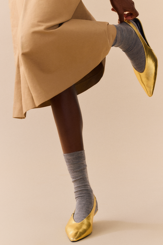 Correct Grey Merino Socks: Correct Grey / Small (UK 4-7)