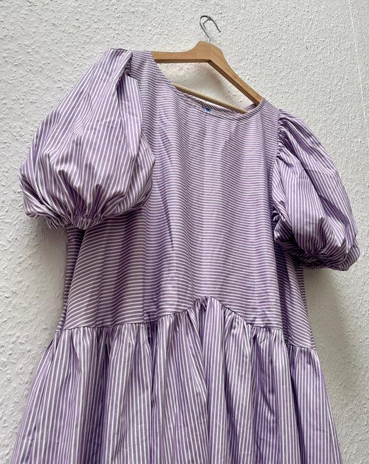 Carmen Lilac Stripe Dress