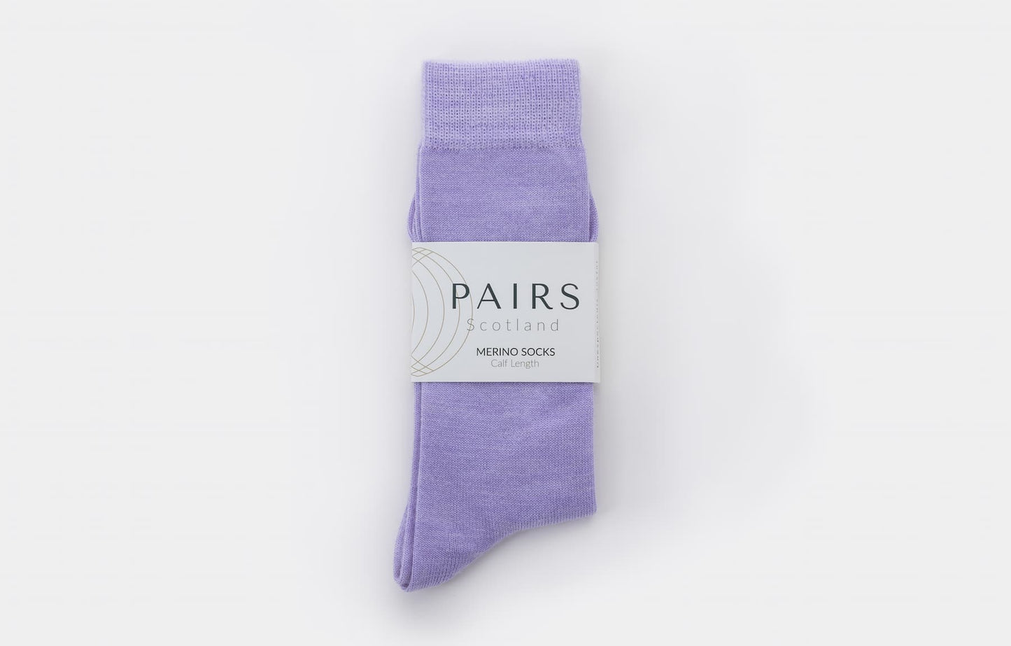 Lilac Merino Socks: Small UK 4-7