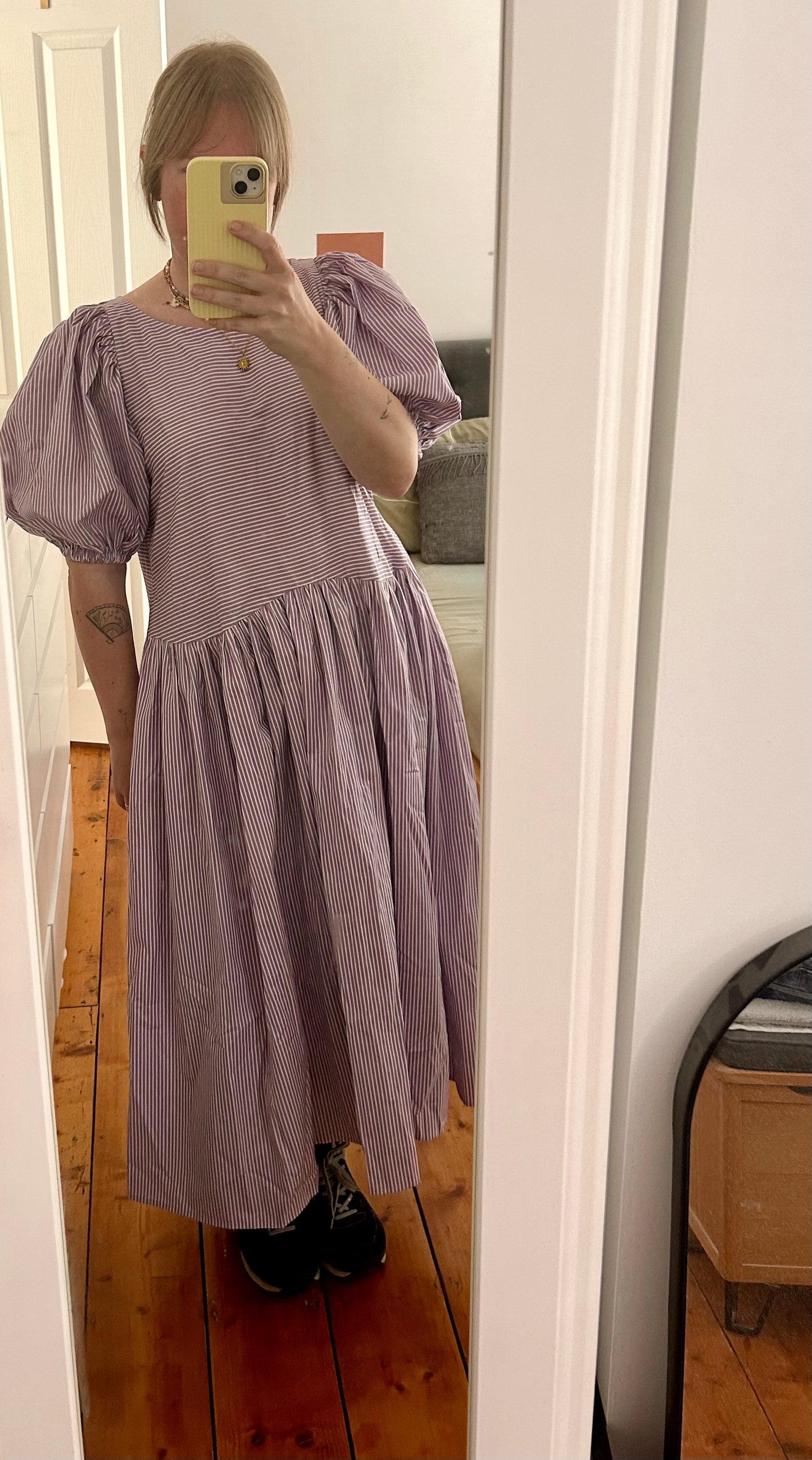 Carmen Lilac Stripe Dress