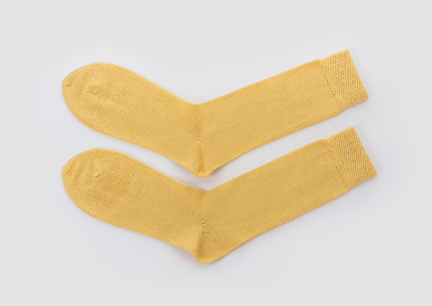 Yellow Merino Socks: Small UK 4-7