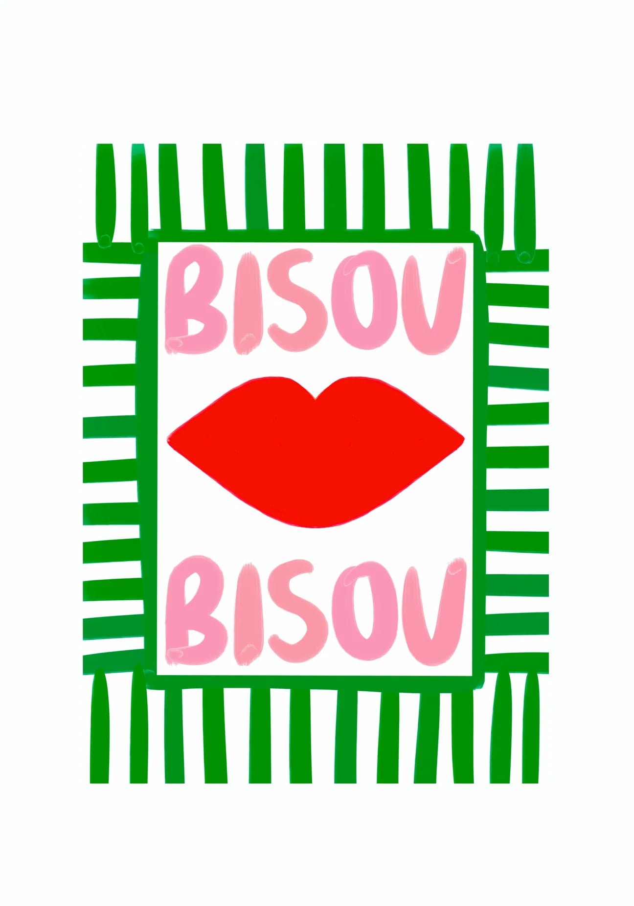 Bisou Bisou No1 Print