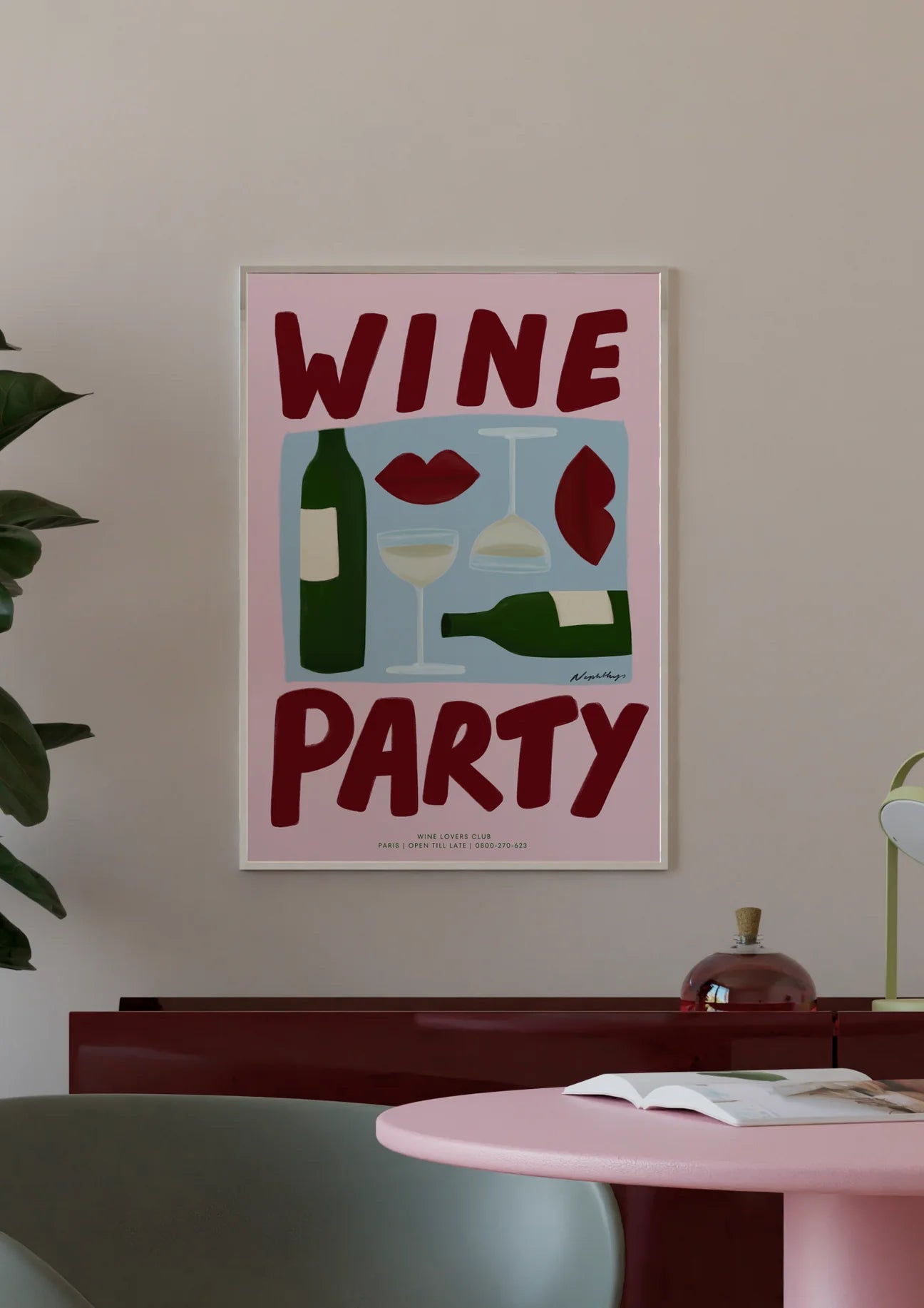 Wine Party Print