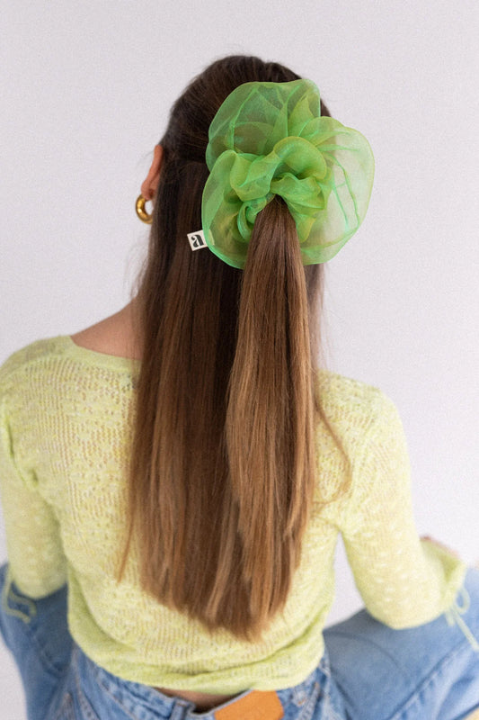 Le Chouchou Scrunchie in Green