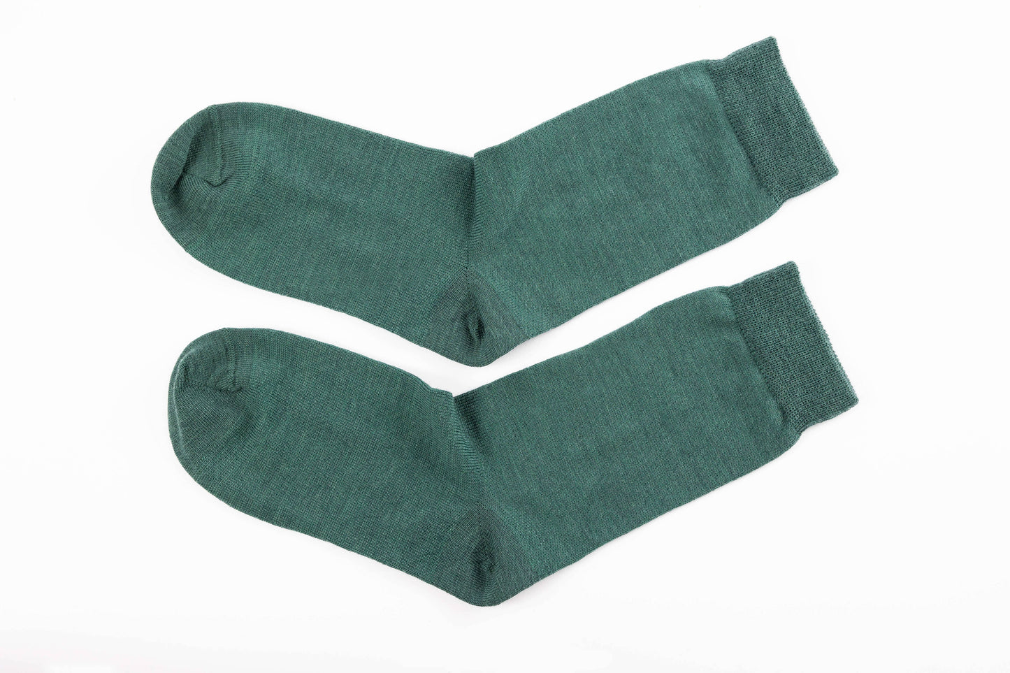 Green Merino Socks: Small UK 4-7